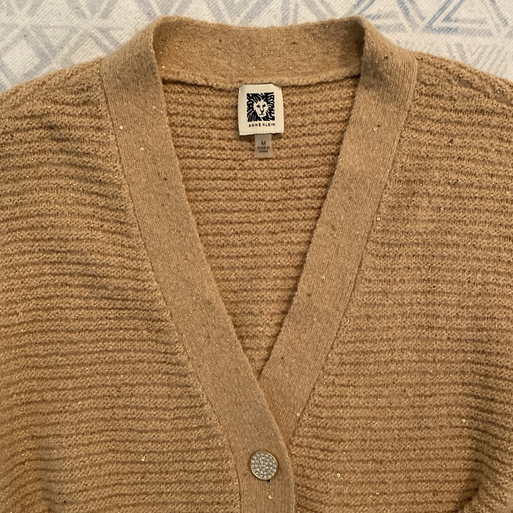 🌟Anne Klein Subtly Sparkly Cardigan🌟 - Picture 3 of 7
